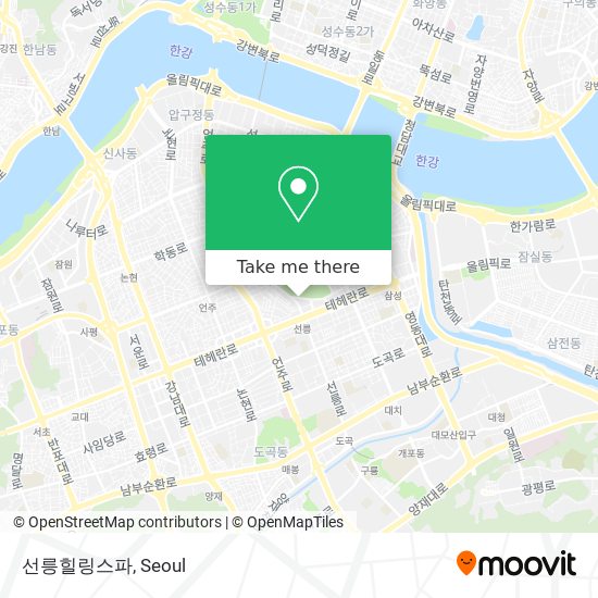 선릉힐링스파 map