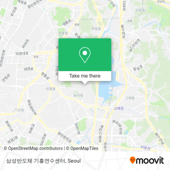 삼성반도체 기흥연수센터 map