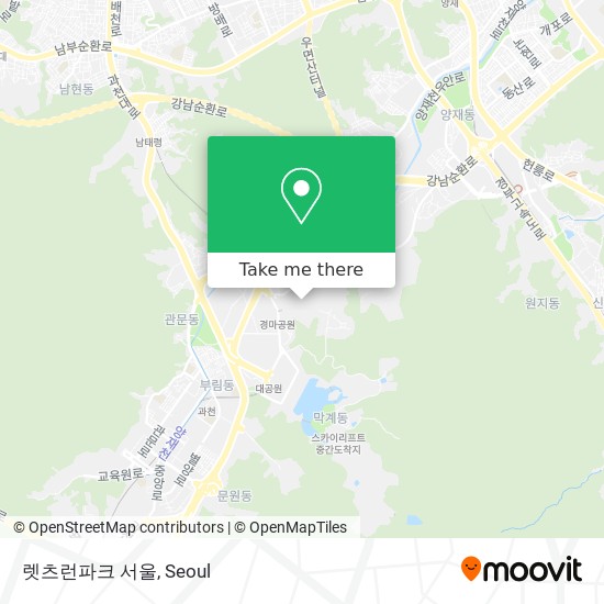 렛츠런파크 서울 map