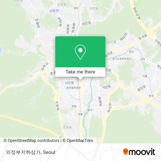 의정부지하상가 map