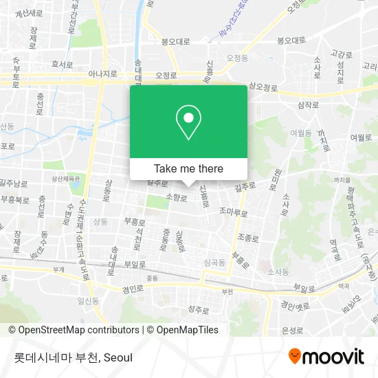 롯데시네마 부천 map