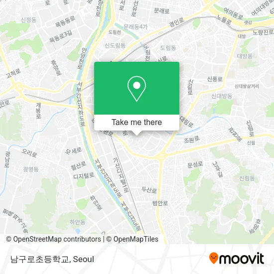 남구로초등학교 map