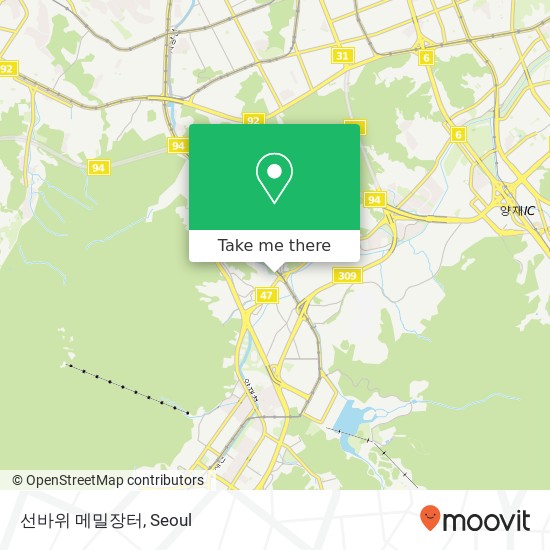 선바위 메밀장터 map
