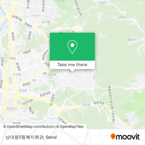 상대원3동복지회관 map