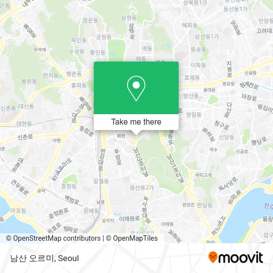남산 오르미 map