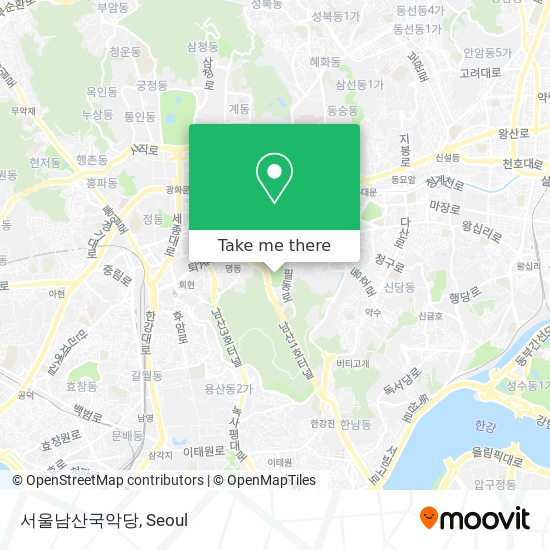 서울남산국악당 map