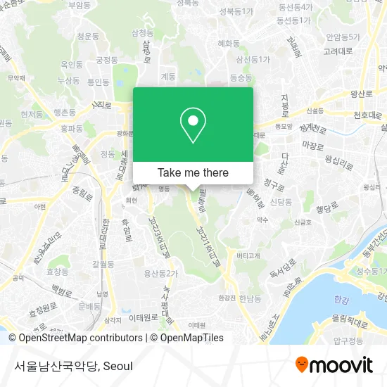 서울남산국악당 map