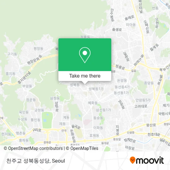 천주교 성북동성당 map