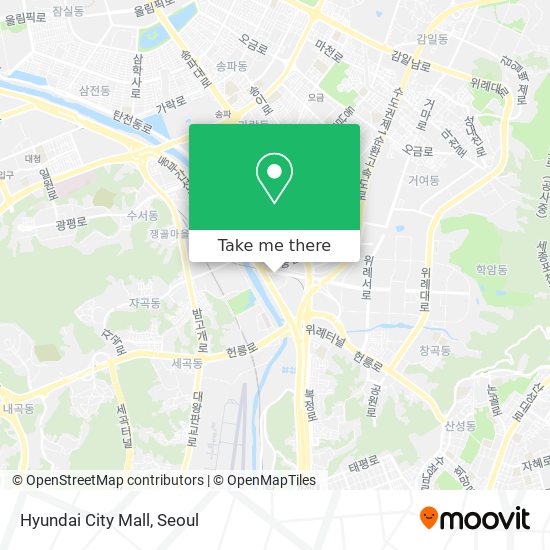 Hyundai City Mall map
