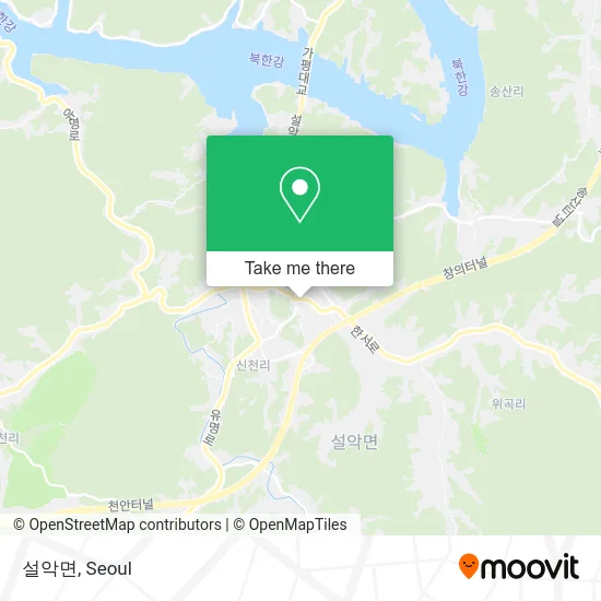 설악면 map
