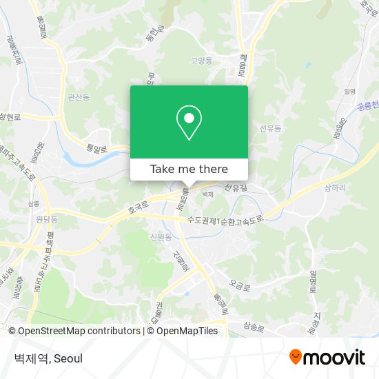 벽제역 map