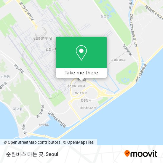 순환버스 타는 곳 map