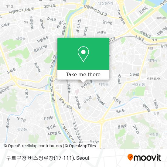구로구청 버스정류장(17-111) map