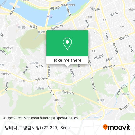 방배역(구방림시장) (22-229) map