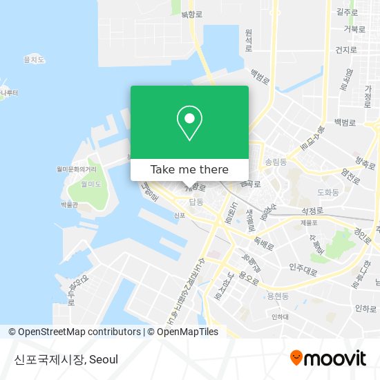 신포국제시장 map