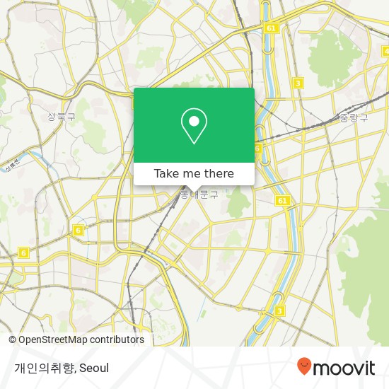 개인의취향 map