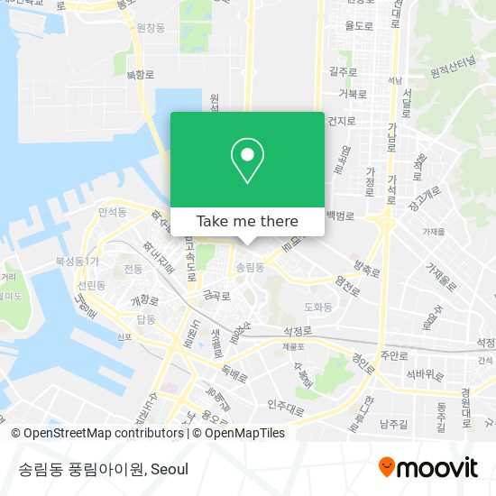 송림동 풍림아이원 map