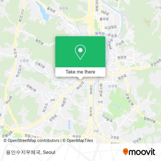 용인수지우체국 map