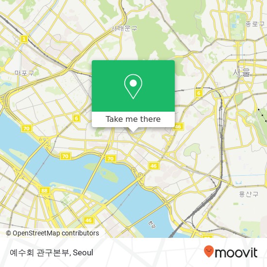 예수회 관구본부 map