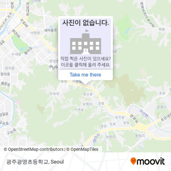 광주광명초등학교 map