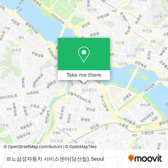 르노삼성자동차 서비스센터(당산점) map