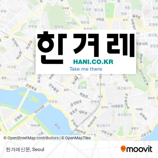 한겨레신문 map