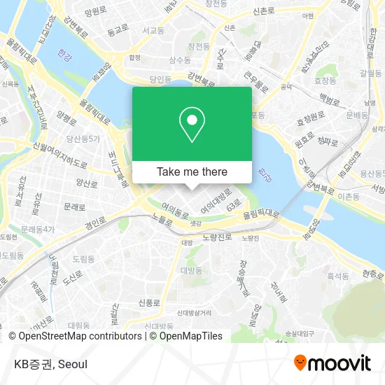 KB증권 map