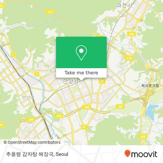 추풍령 감자탕 해장국 map