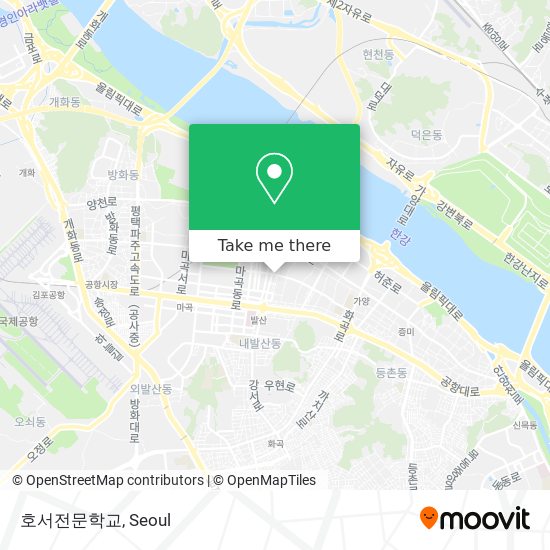 호서전문학교 map