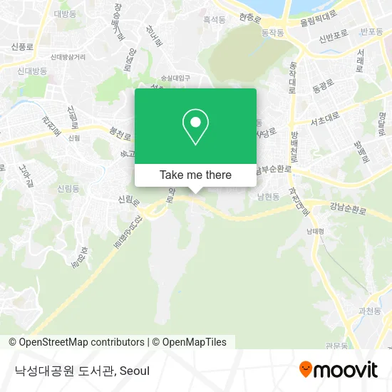 낙성대공원 도서관 map