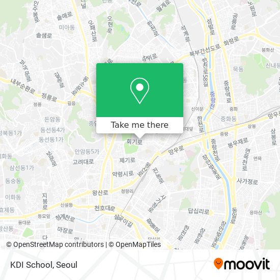 KDI School map