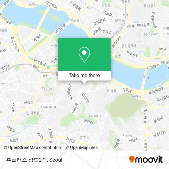 홈플러스 상도2점 map