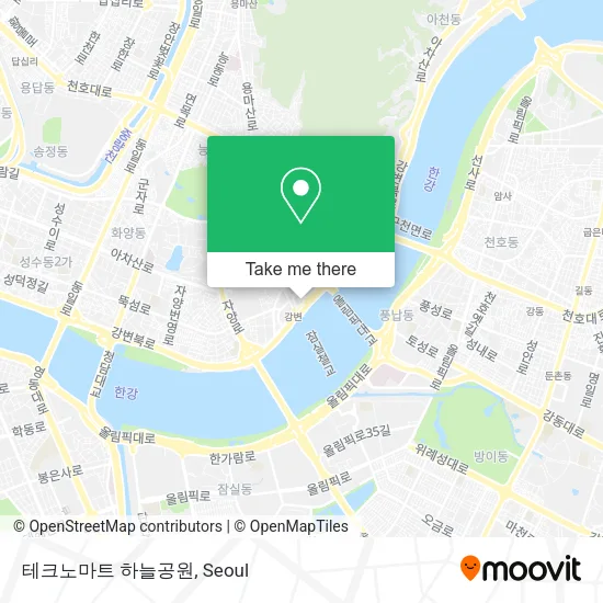 테크노마트 하늘공원 map