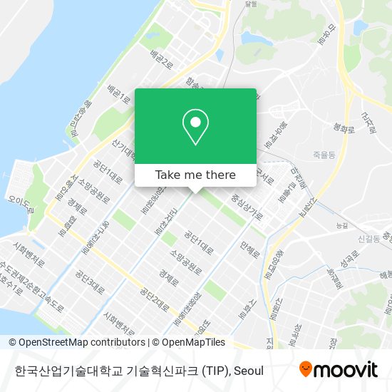 한국산업기술대학교 기술혁신파크 (TIP) map