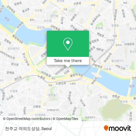 천주교 여의도성당 map