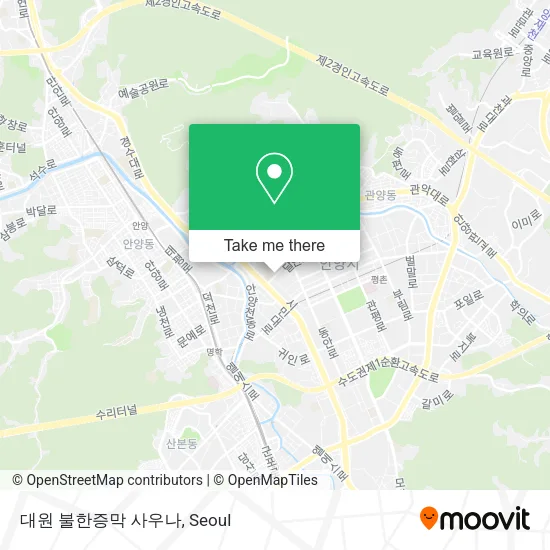 대원 불한증막 사우나 map