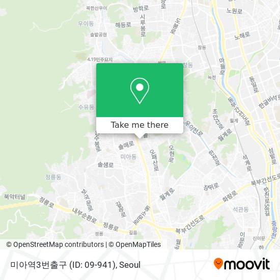 미아역3번출구 (ID: 09-941) map