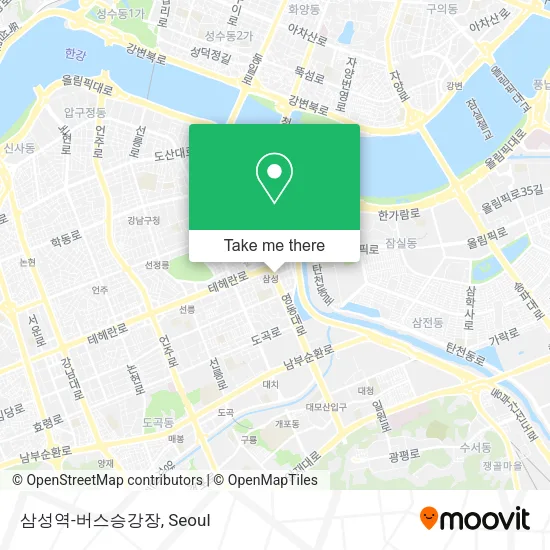 삼성역-버스승강장 map