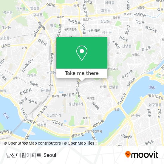 남산대림아파트 map