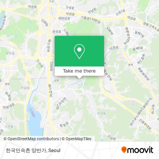 한국민속촌 양반가 map