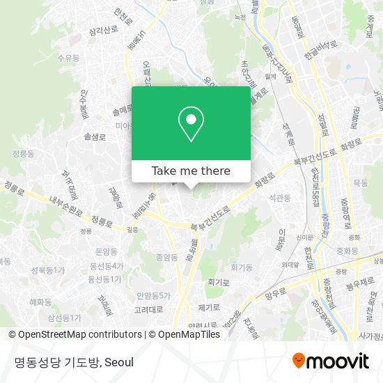명동성당 기도방 map