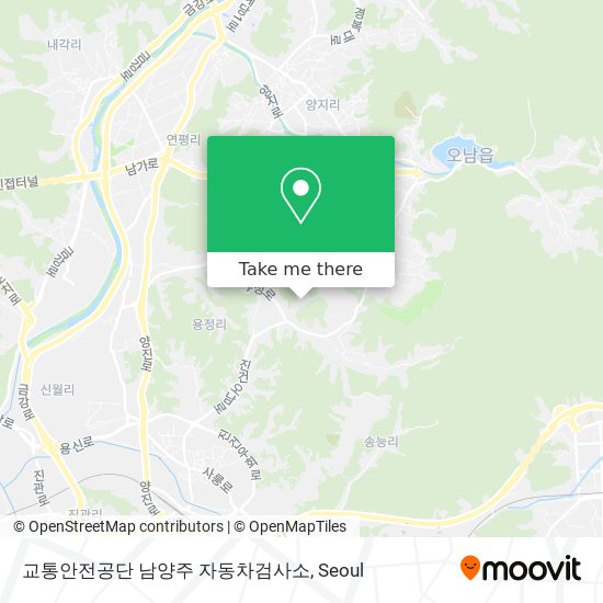 교통안전공단 남양주 자동차검사소 map