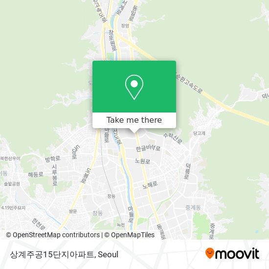 상계주공15단지아파트 map