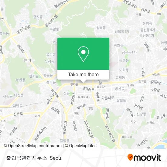 출입국관리사무소 map