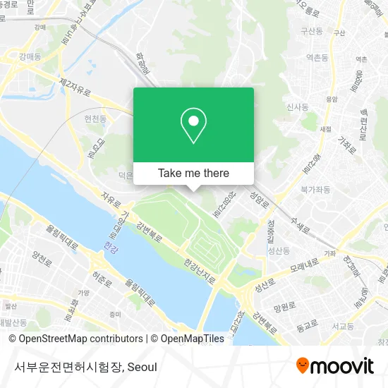 서부운전면허시험장 map
