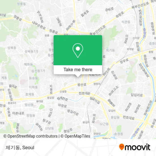 제기동 map
