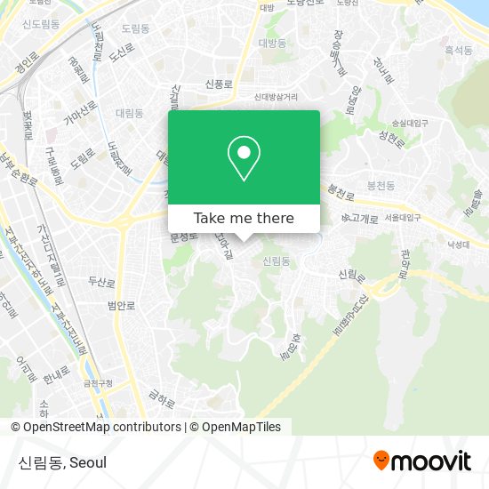 신림동 map