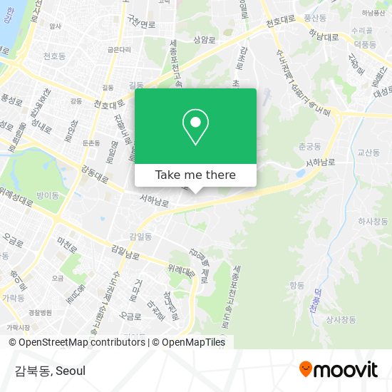 감북동 map