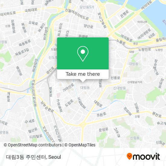 대림3동 주민센터 map