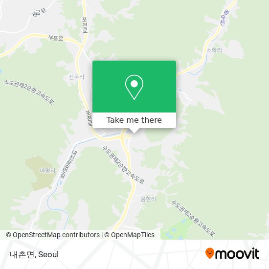 내촌면 map